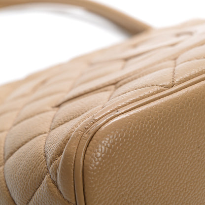 Chanel Caviar Quilted Medallion Tote Beige 8 of 10