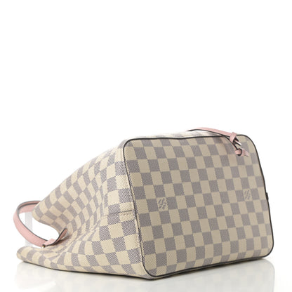 Louis Vuitton Damier Azur Neonoe MM Eau De Rose 4 of 13