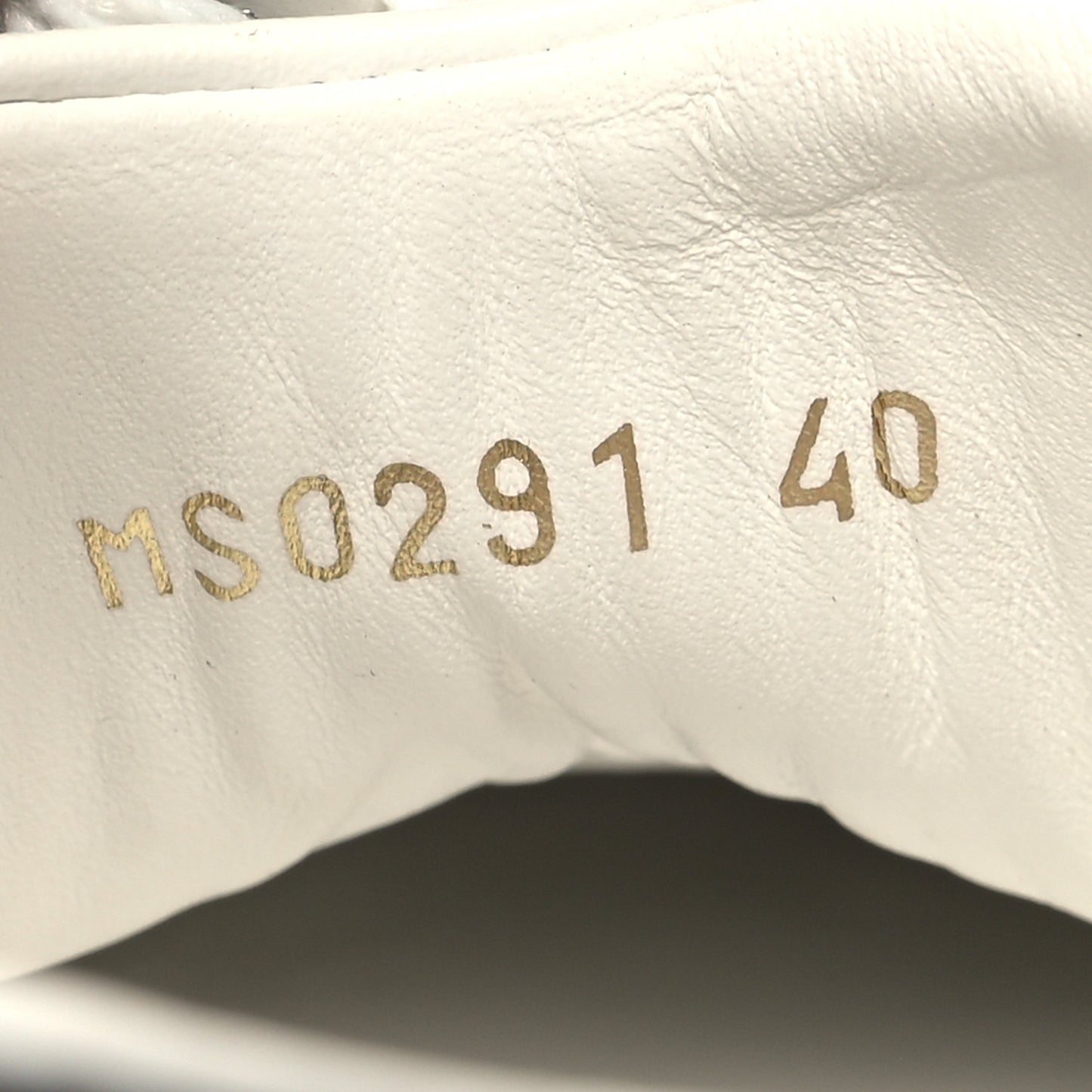 Calfskin Monogram Debossed Time Out Sneakers 40 White Silver