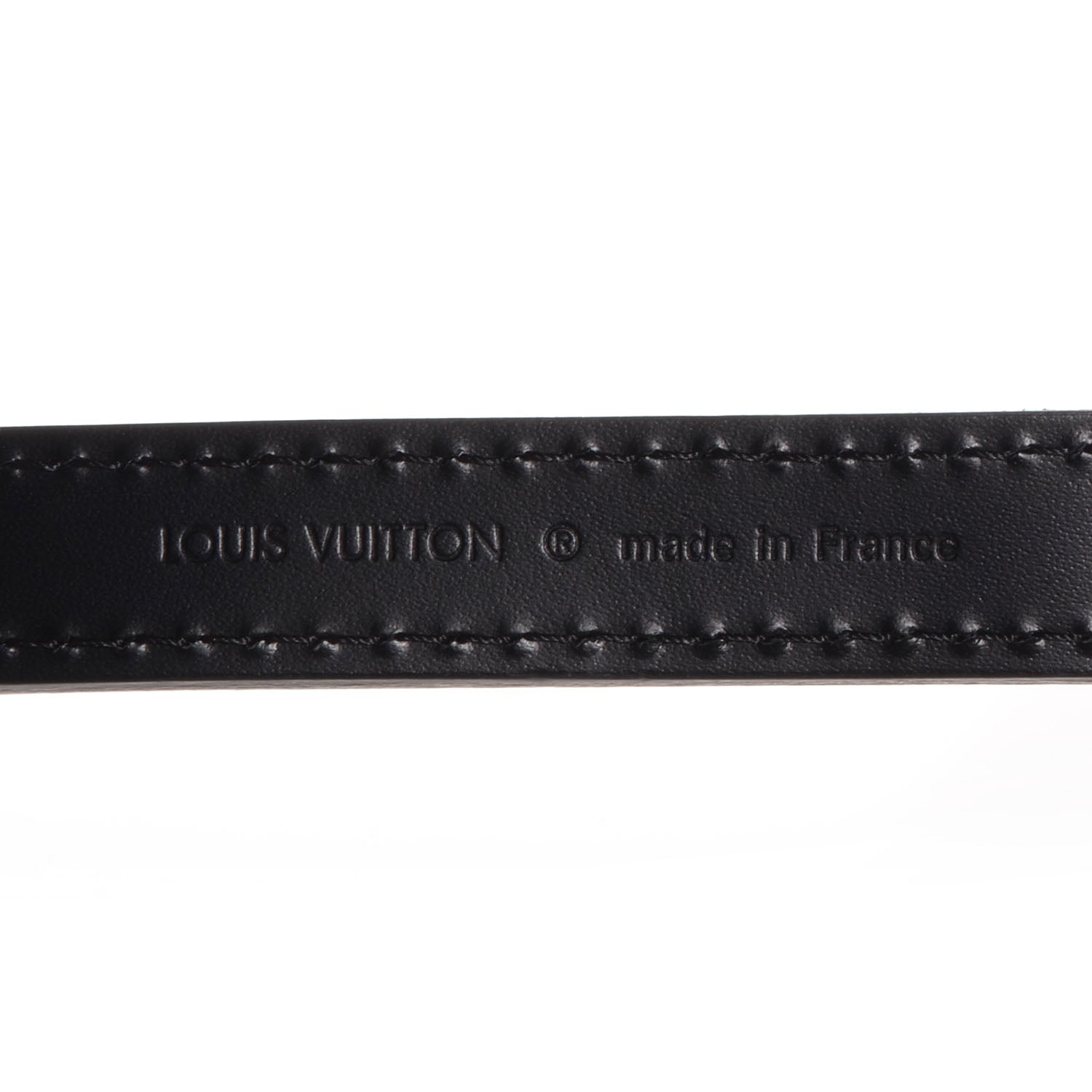 Louis Vuitton Leather Adjustable Shoulder Strap Black 4 of 5