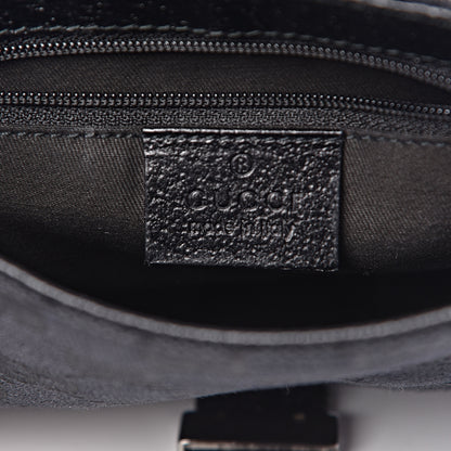 Gucci GG Monogram Web Buckle Belt Bag Black 5 of 12