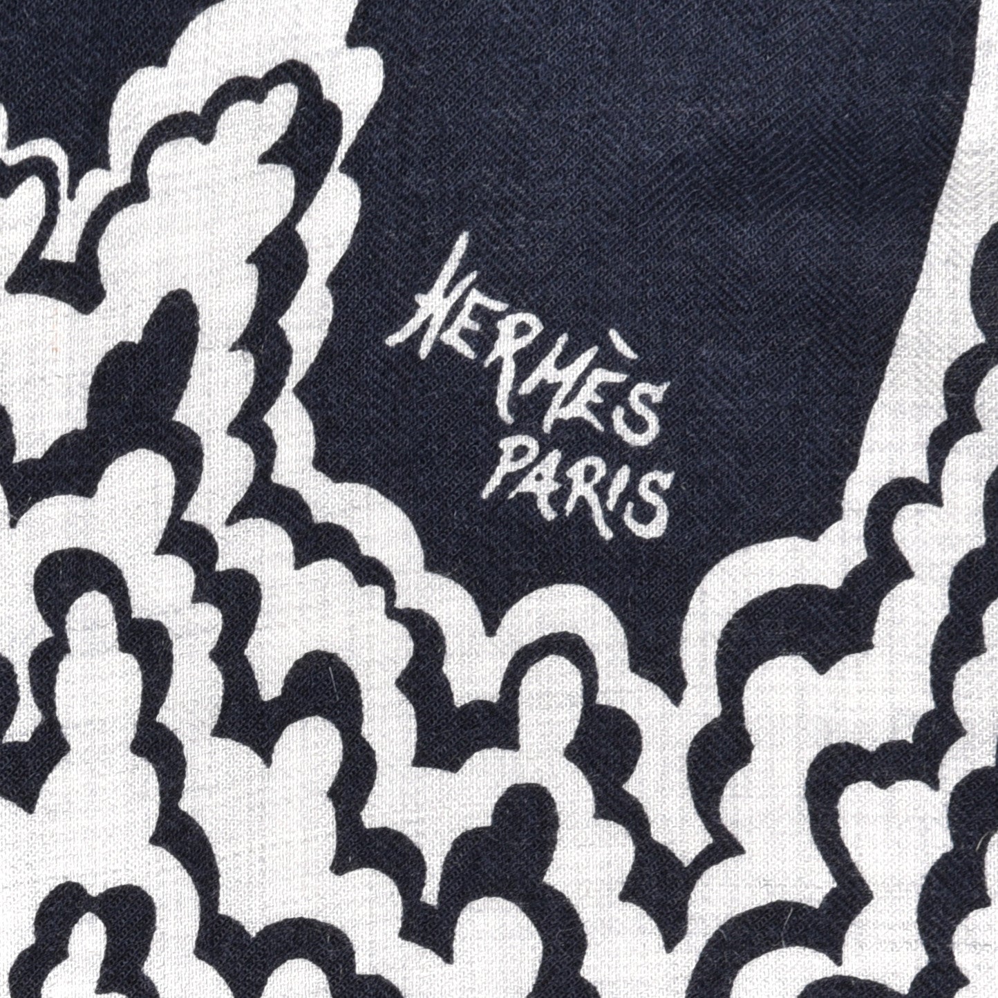 Hermes Cashmere Silk The Three Graces Shawl 140 Gris Chine Caban 2 of 5