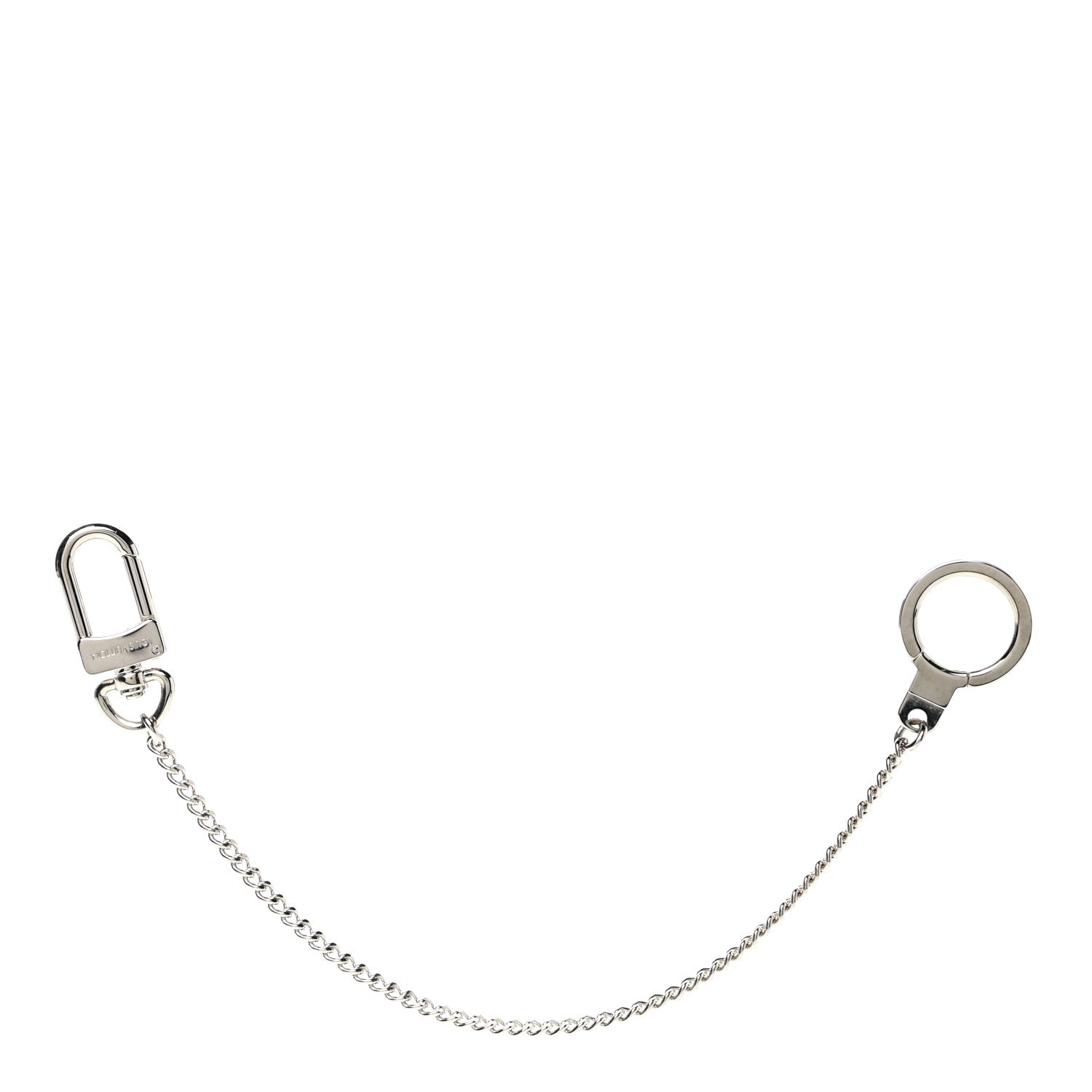 Louis Vuitton Pochette Extender Key Ring Chain Silver 1 of 4