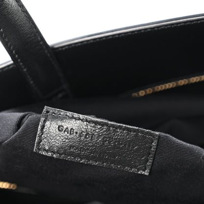 Saint Laurent Calfskin Small Manhattan Shopper Tote Black 7 of 10