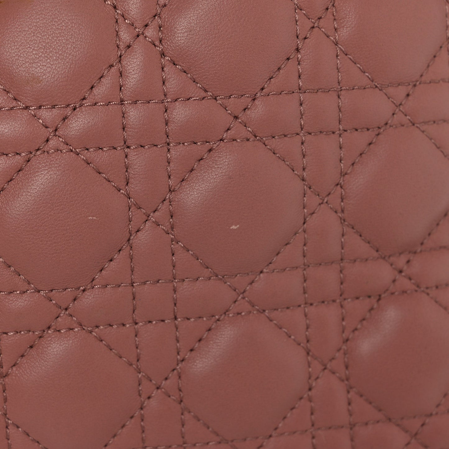 Lambskin Cannage Large Dior Soft Shopping Tote Bois de Rose