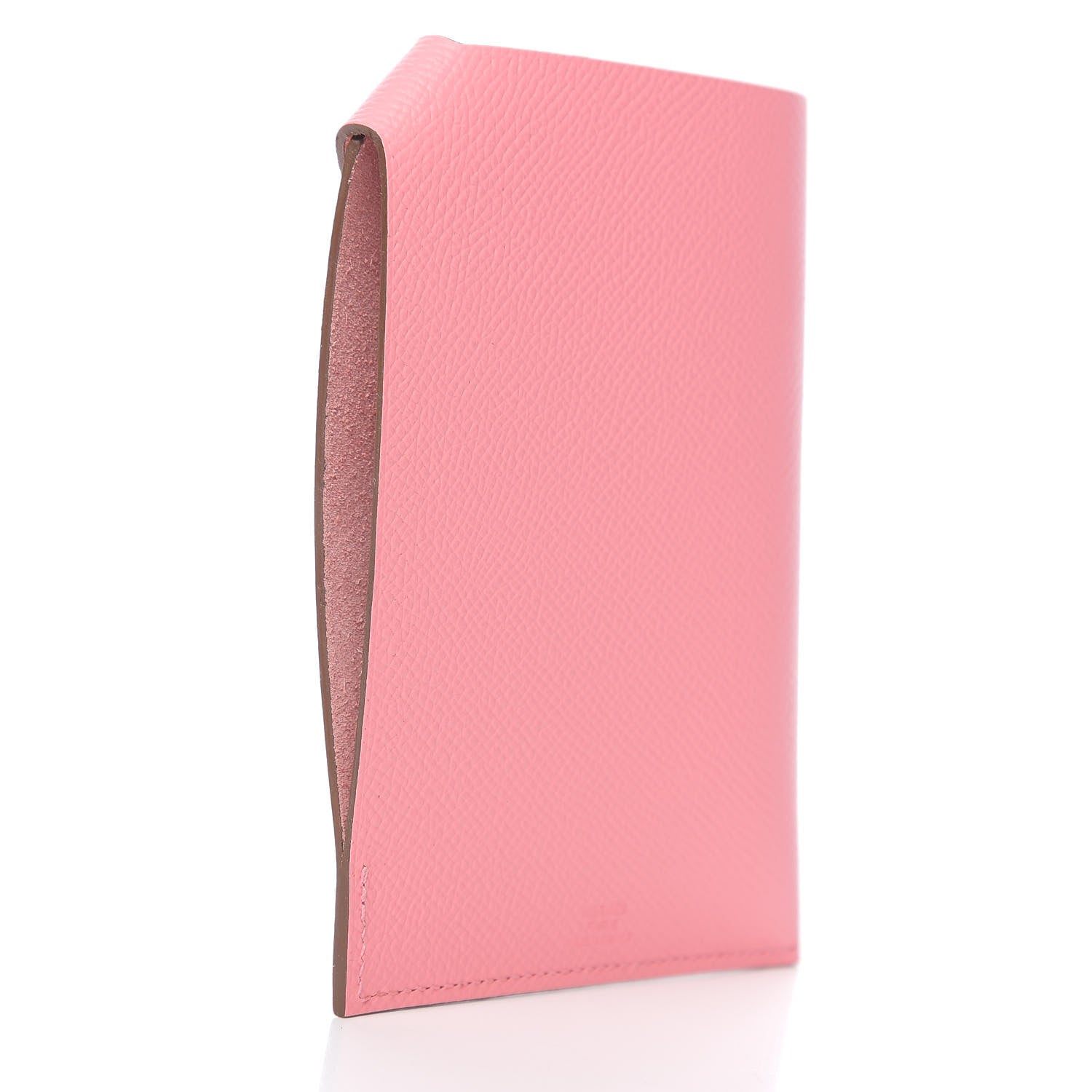 Hermes Chevre Mysore Tarmac PM Passport Holder Rose Confetti 2 of 6
