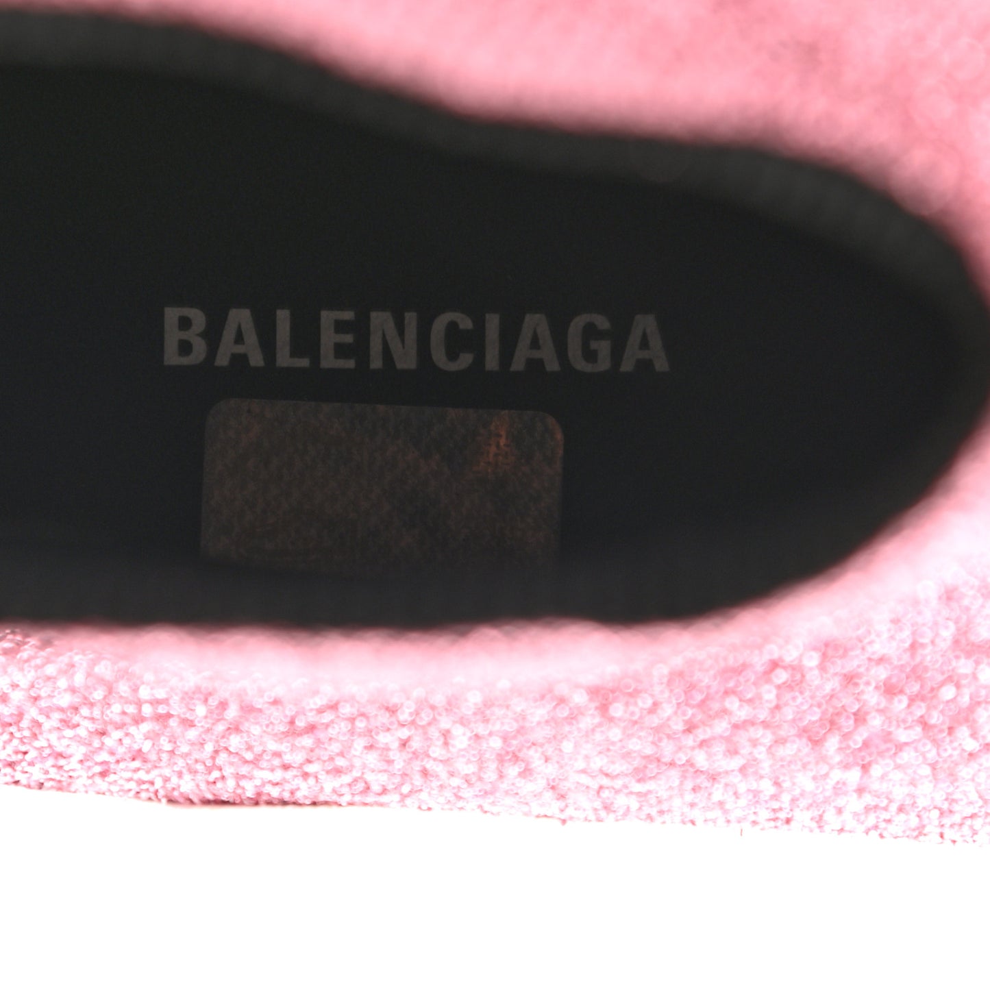 Laminated Knit Bi-Color Sole Womens Speed Sneakers 37 Pink White Black