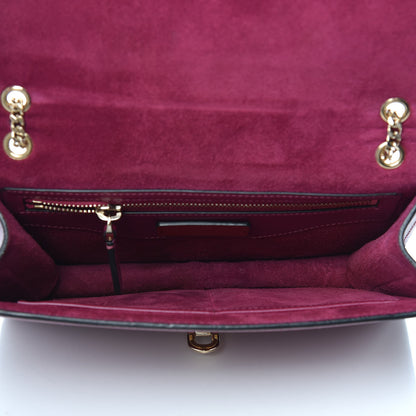 Valentino Garavani Vitello Small Rockstud Demilune Shoulder Bag Grape 7 of 8