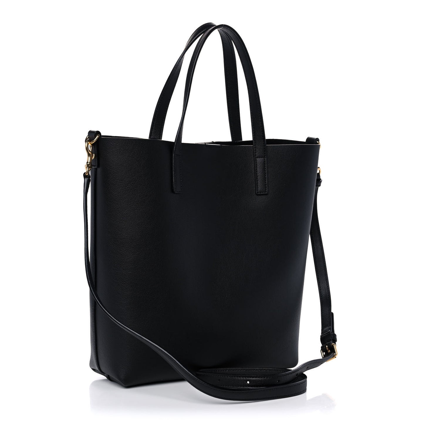 Calfskin Toy Shopping Tote Black