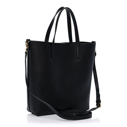 Saint Laurent Calfskin Toy Shopping Tote Black 3 of 10