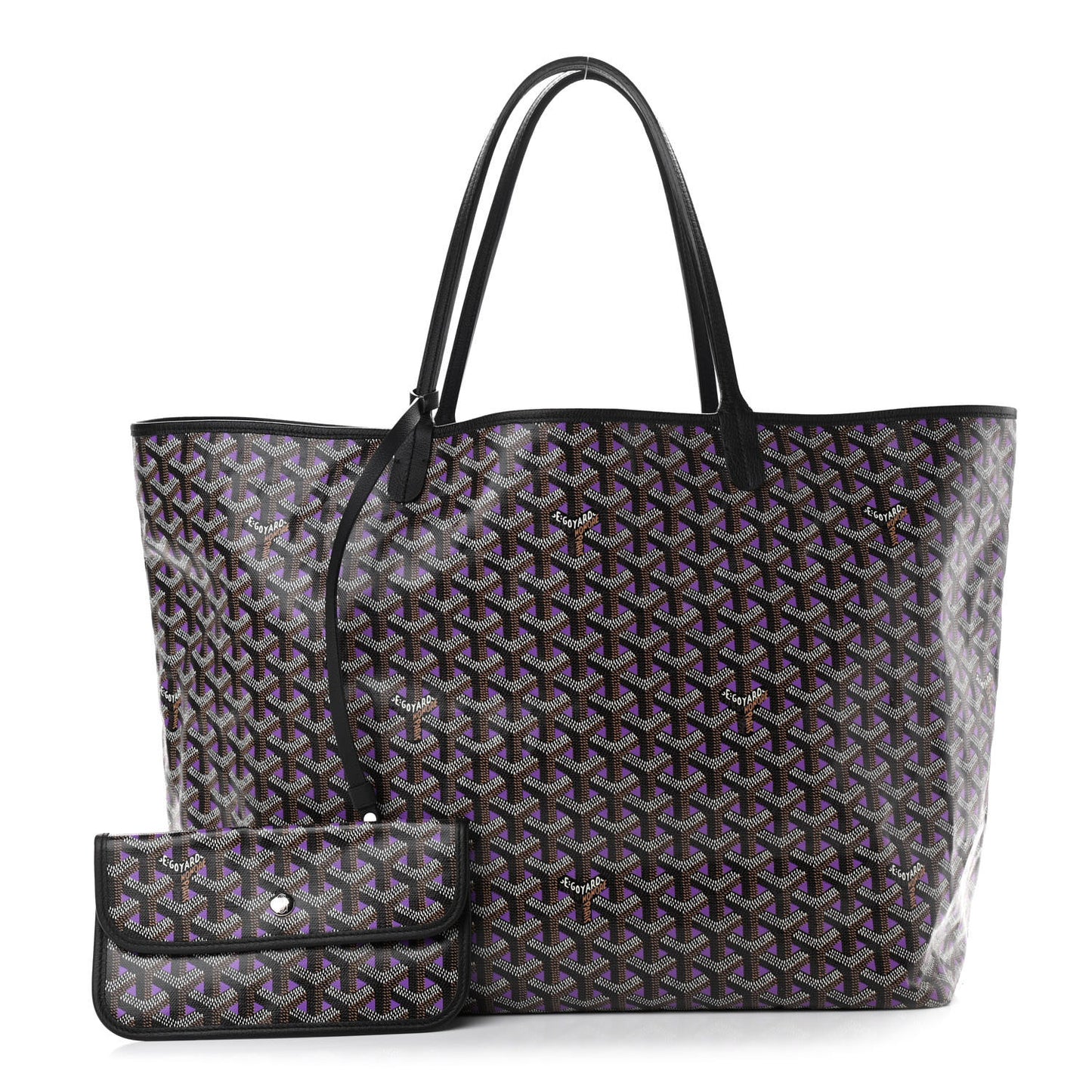 Goyardine Saint Louis Claire Voie GM Black Purple