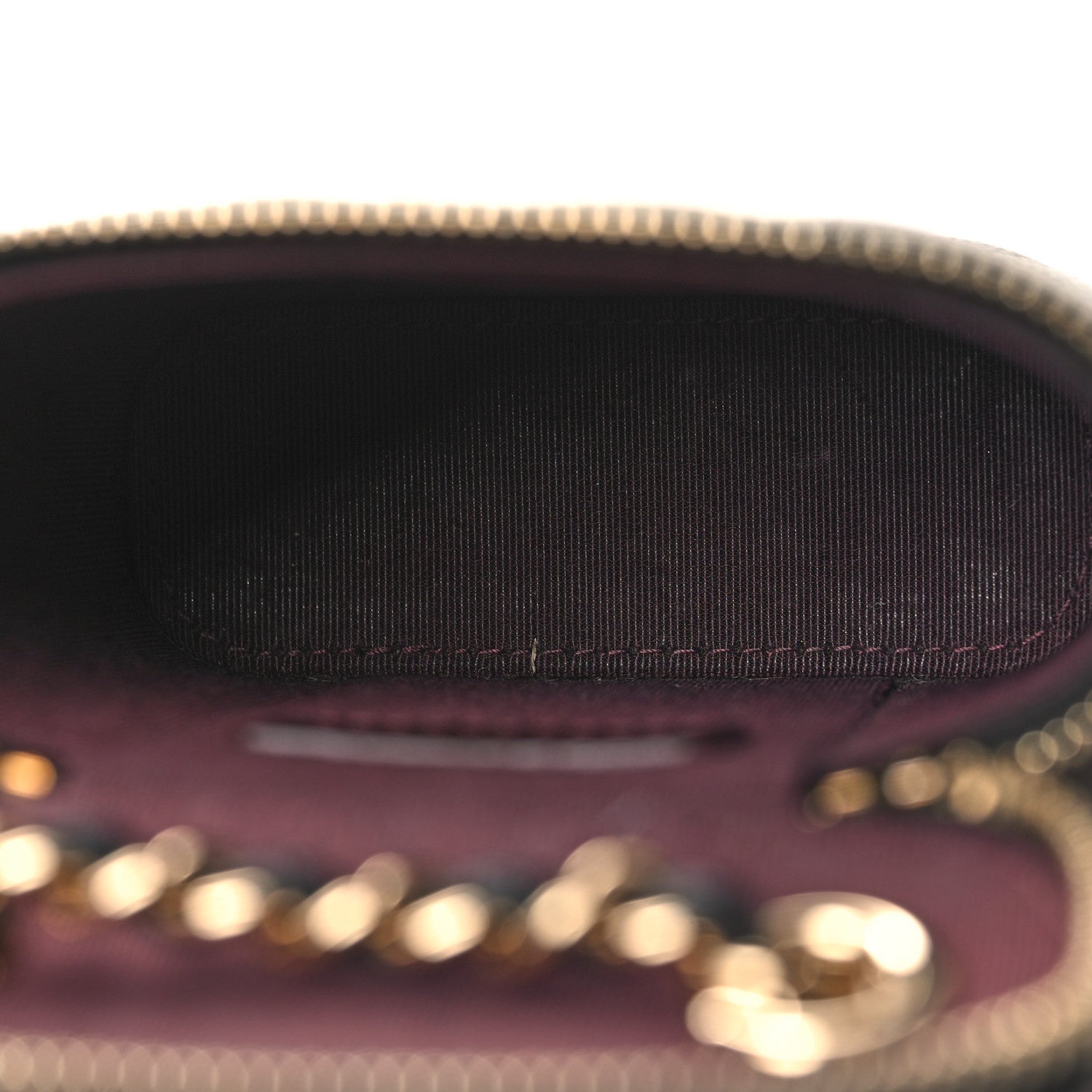 Chanel Caviar Quilted Small Vertical Coco Beauty Vanity Case With Chain Black 5 of 10