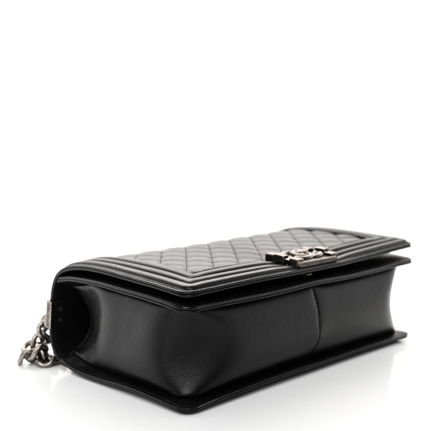 Chanel Lambskin Quilted New Medium Boy Flap Black 5 of 11