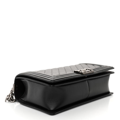 Chanel Lambskin Quilted New Medium Boy Flap Black 5 of 11