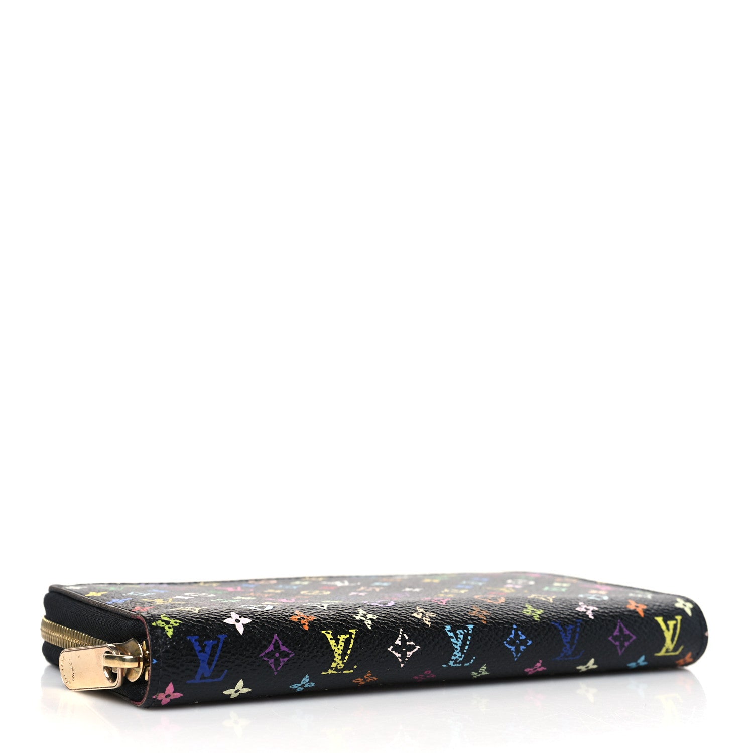 Louis Vuitton Monogram Multicolor Zippy Wallet Black Grenade 4 of 6