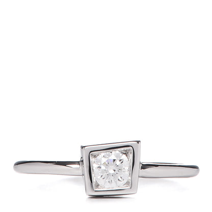 Tiffany 18K White Gold Diamond .17ct Frank Gehry Torque Ring 48 4.5 1 of 6