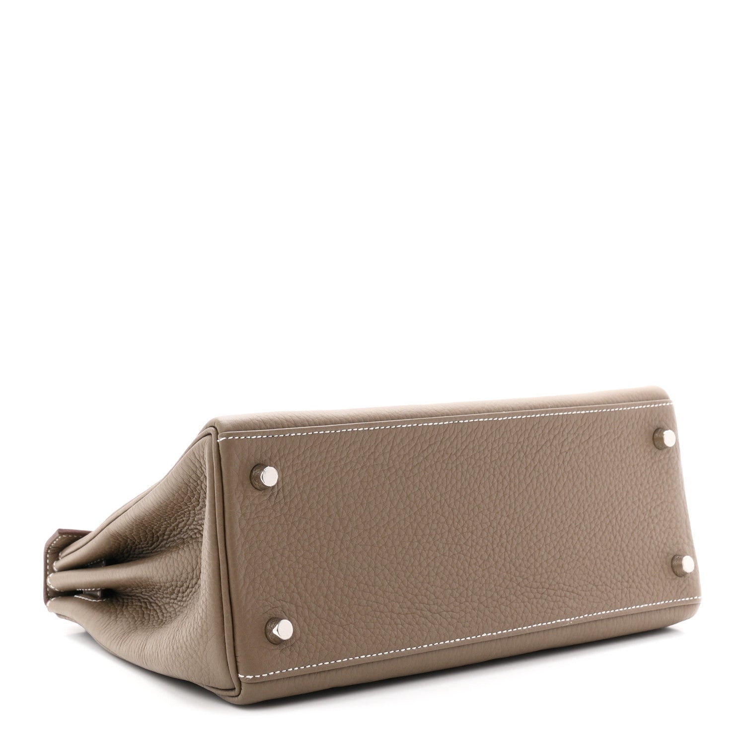 Hermes Togo Kelly Retourne 28 Etoupe 4 of 11