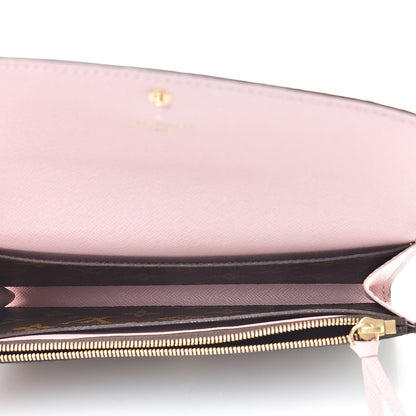 Louis Vuitton Monogram Emilie Wallet Rose Ballerine 5 of 9