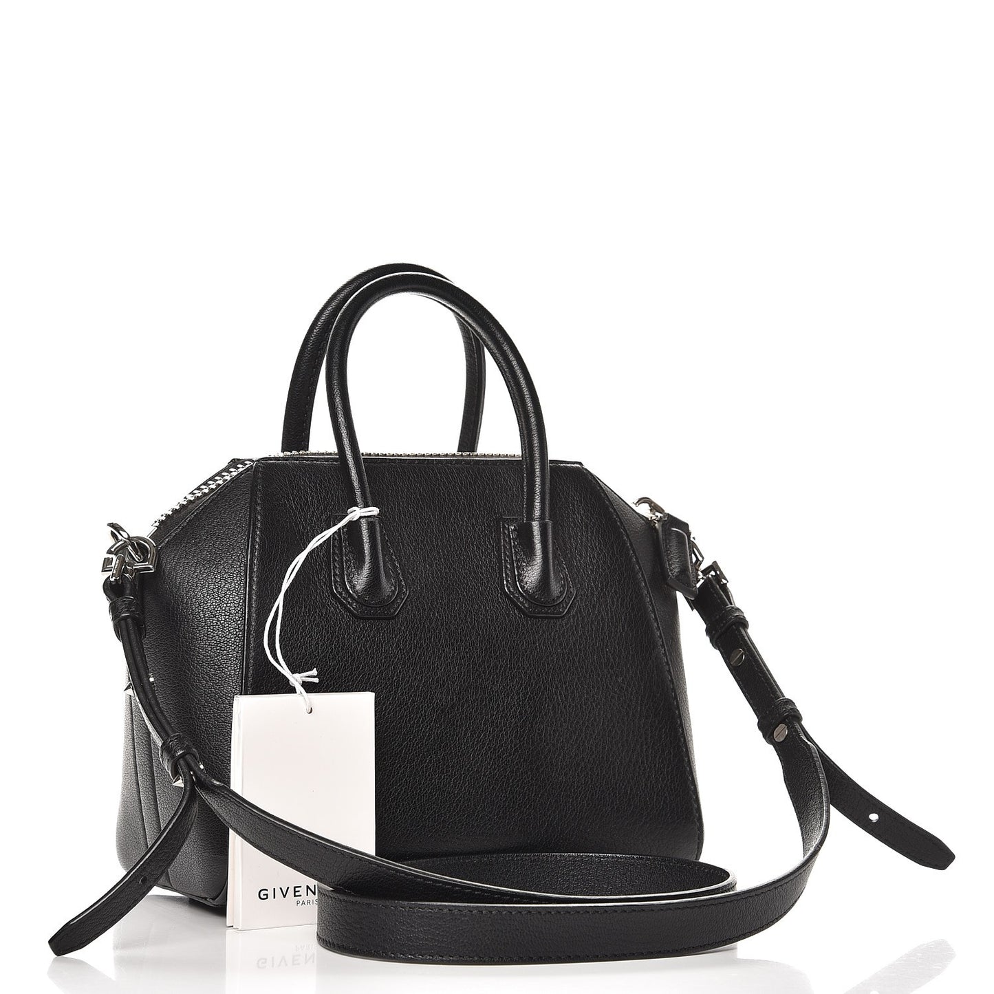 Sugar Goatskin Mini Antigona Black