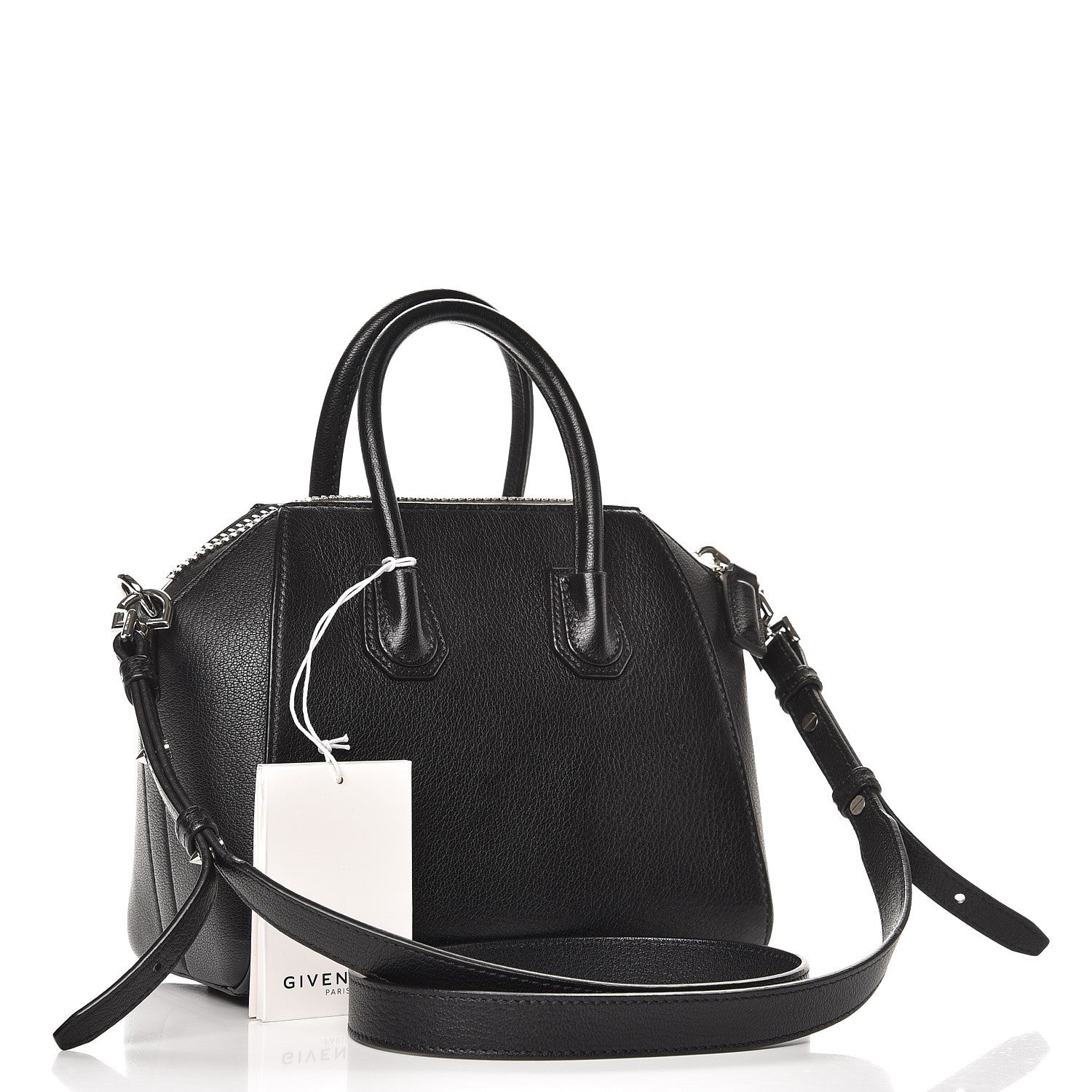 Givenchy Sugar Goatskin Mini Antigona Black 3 of 8