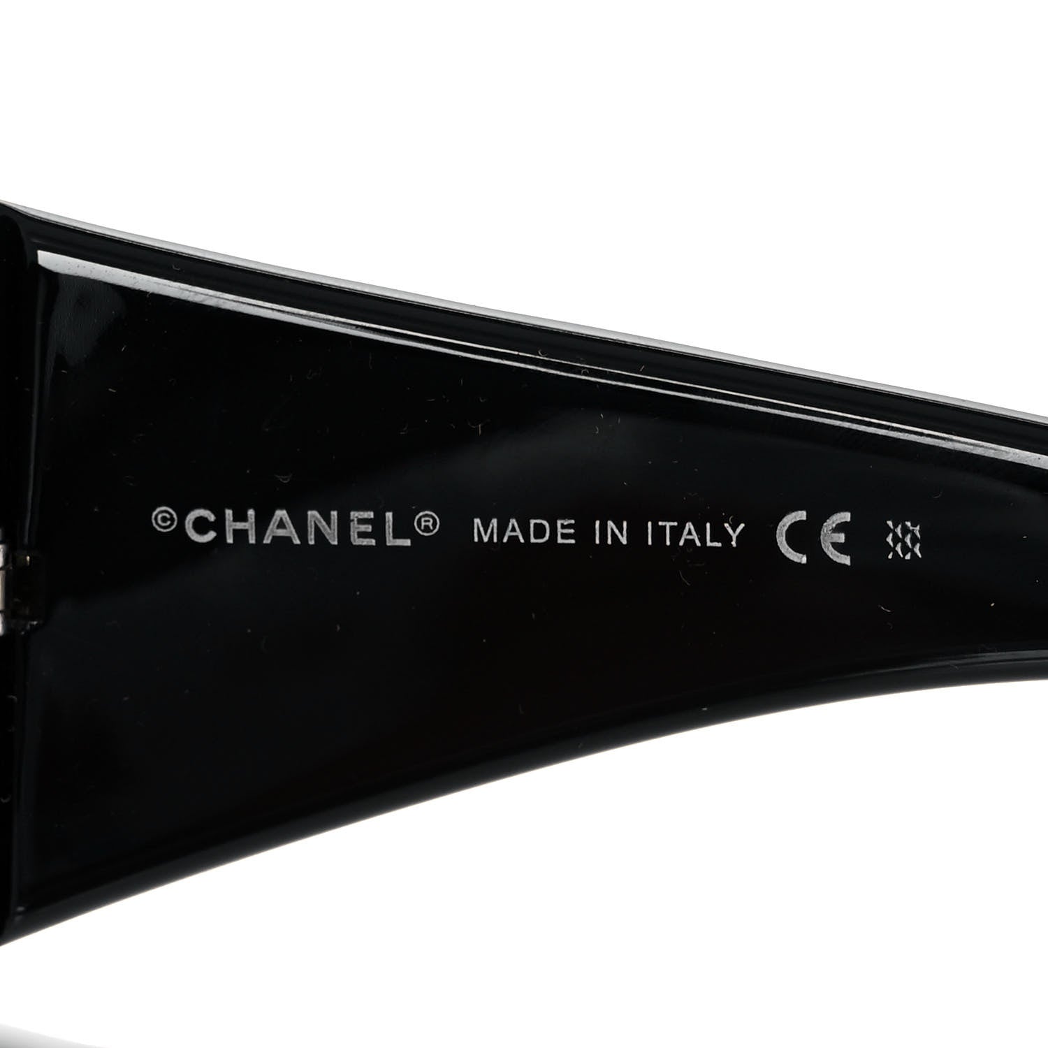 Chanel Acetate Quilted CC Shield Sunglasses 6009 Black 6 of 7