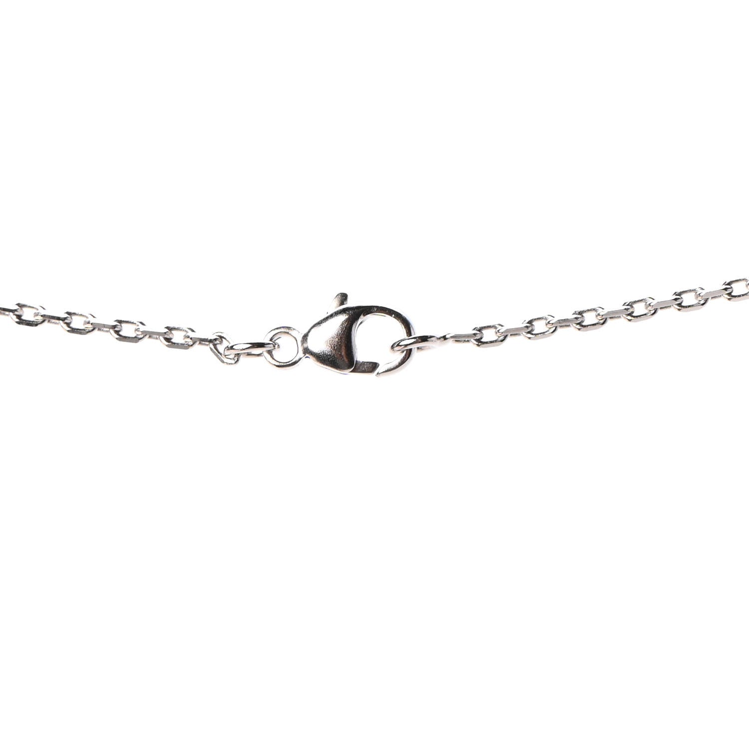 Hermes Lacquered Palladium Mini Pop H Pendant Necklace Black 5 of 7