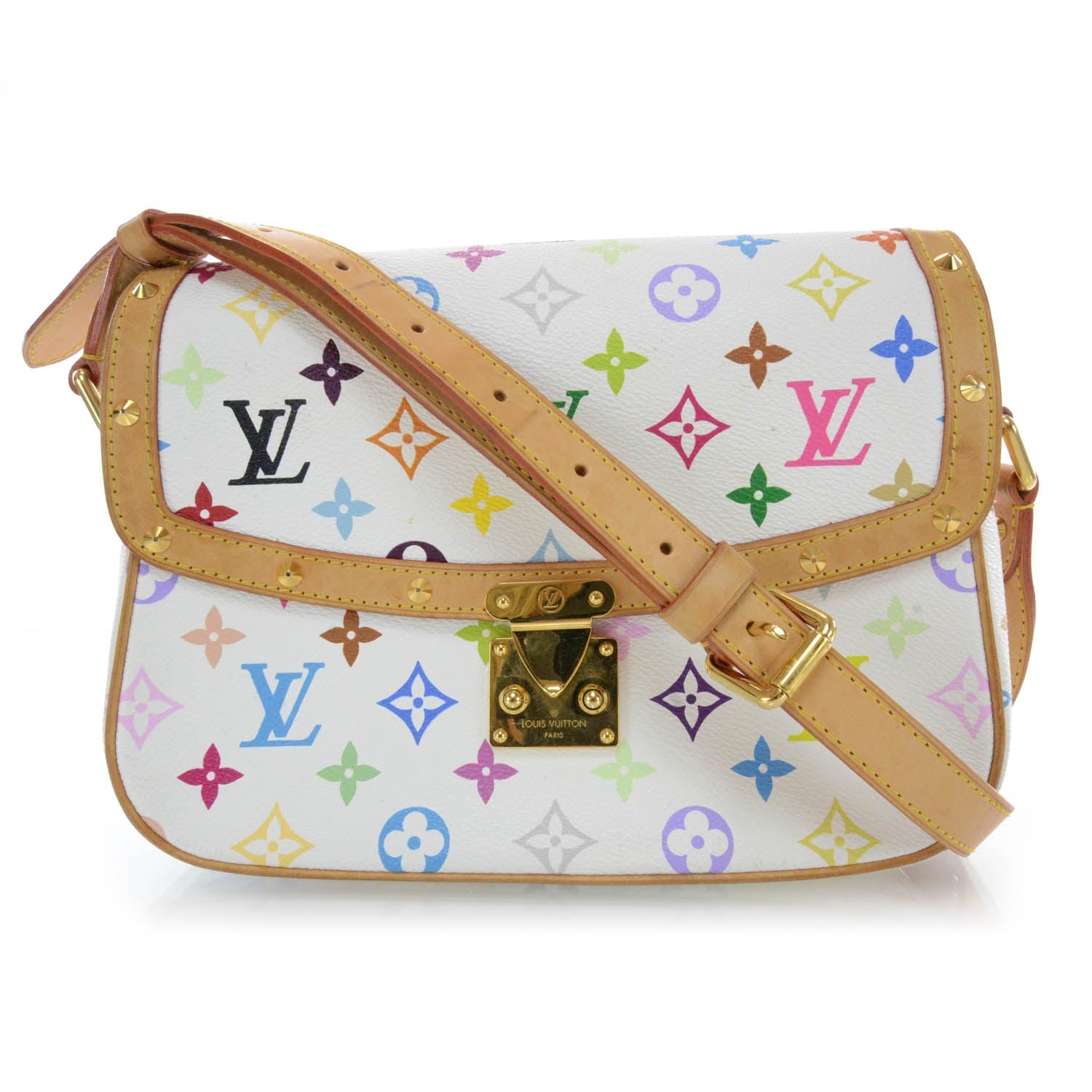 Louis Vuitton Monogram Multicolor Sologne White 1 of 9