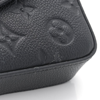 Louis Vuitton Empreinte Pochette Felicie Chain Wallet Black 13 of 13