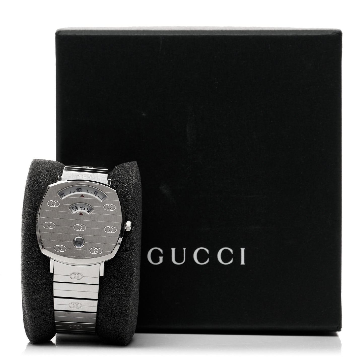 Stainless Steel 35mm Grip Quartz Watch