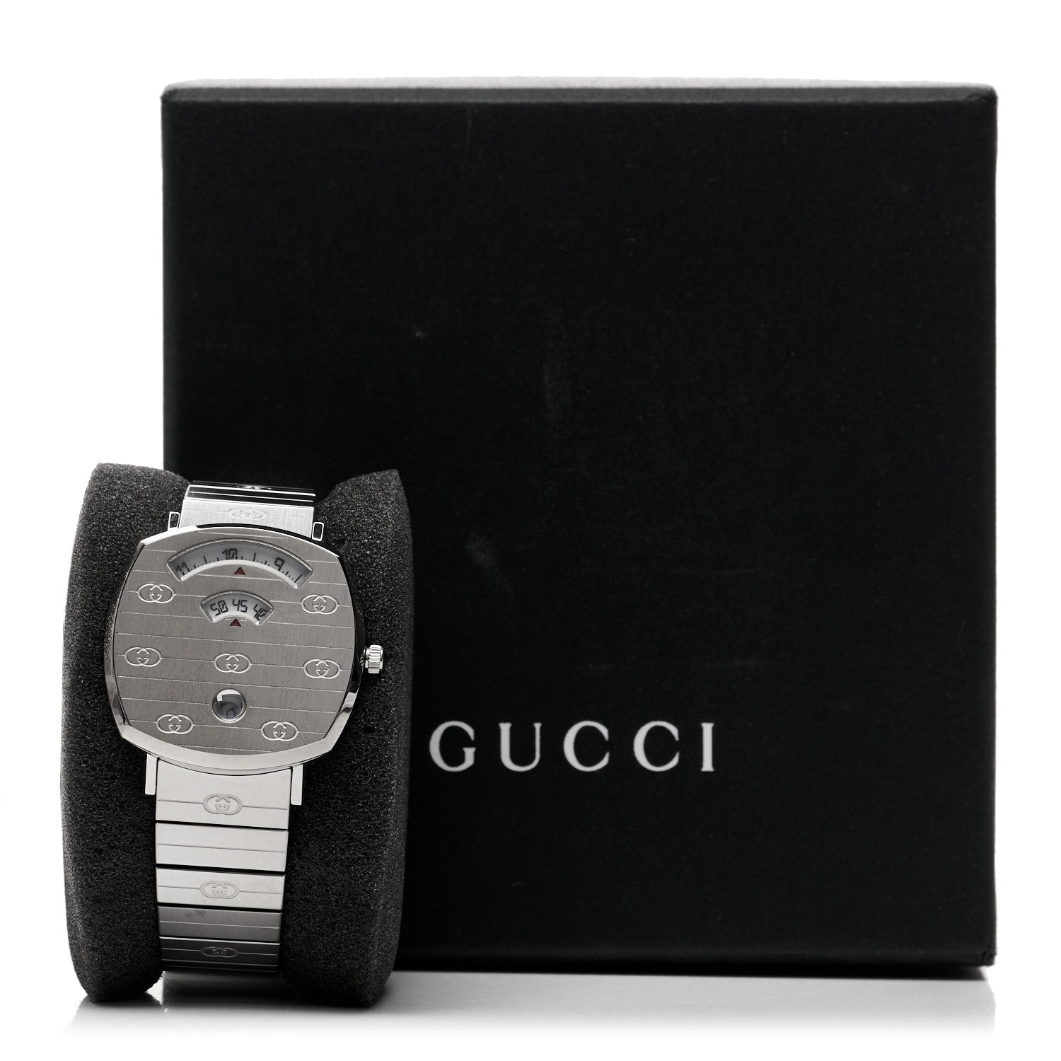 Gucci Stainless Steel 35mm Grip Quartz Watch 5 of 5