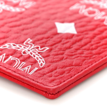 MCM Visetos Key Pouch Red 9 of 11