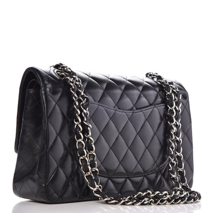 Chanel Lambskin Quilted Medium Double Flap Black 4 of 8