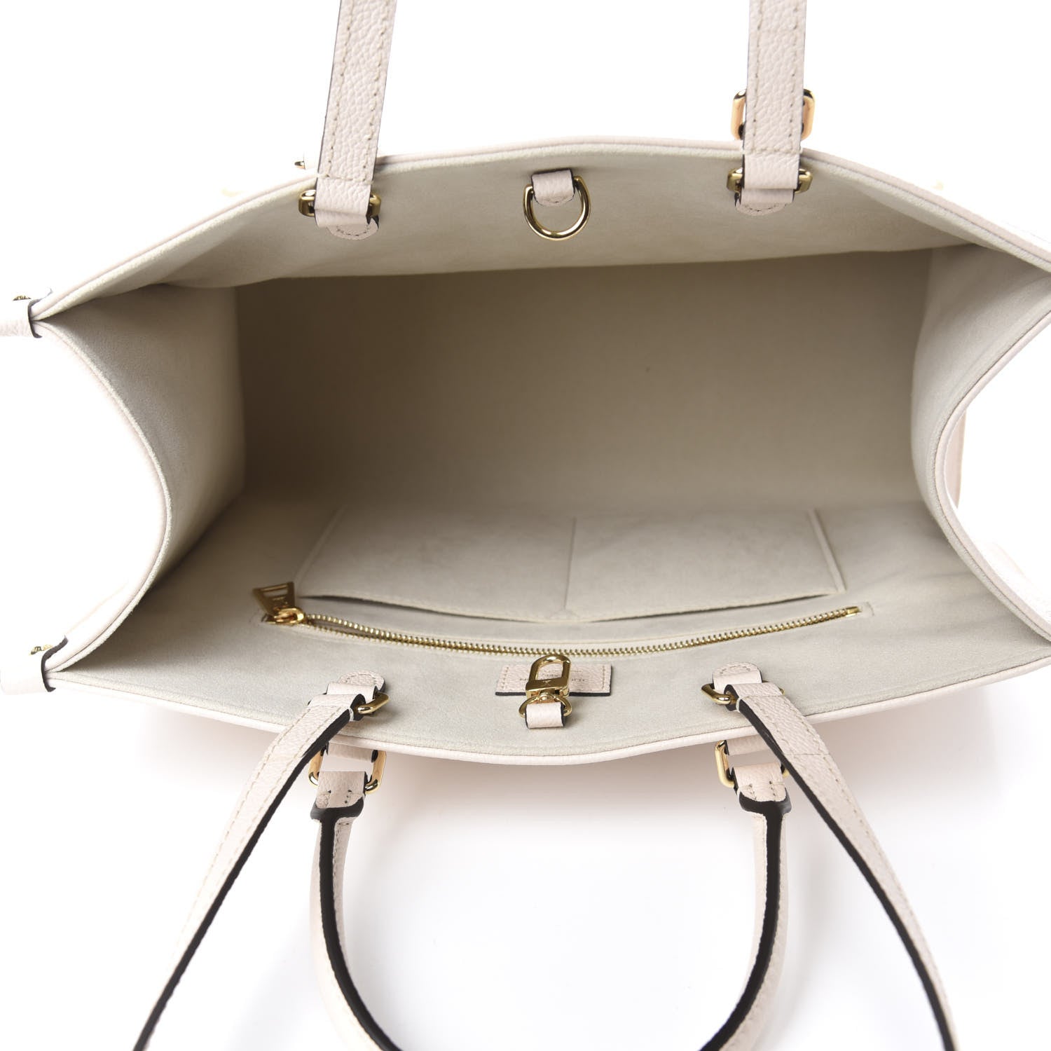Louis Vuitton Empreinte Monogram Giant By The Pool Onthego MM Cream Saffron 6 of 11