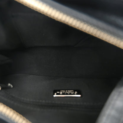 Chanel Sequin Calfskin Small Gabrielle Hobo Black Gold 5 of 10
