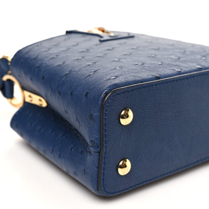 Louis Vuitton Ostrich Capucines Mini Indigo 7 of 8