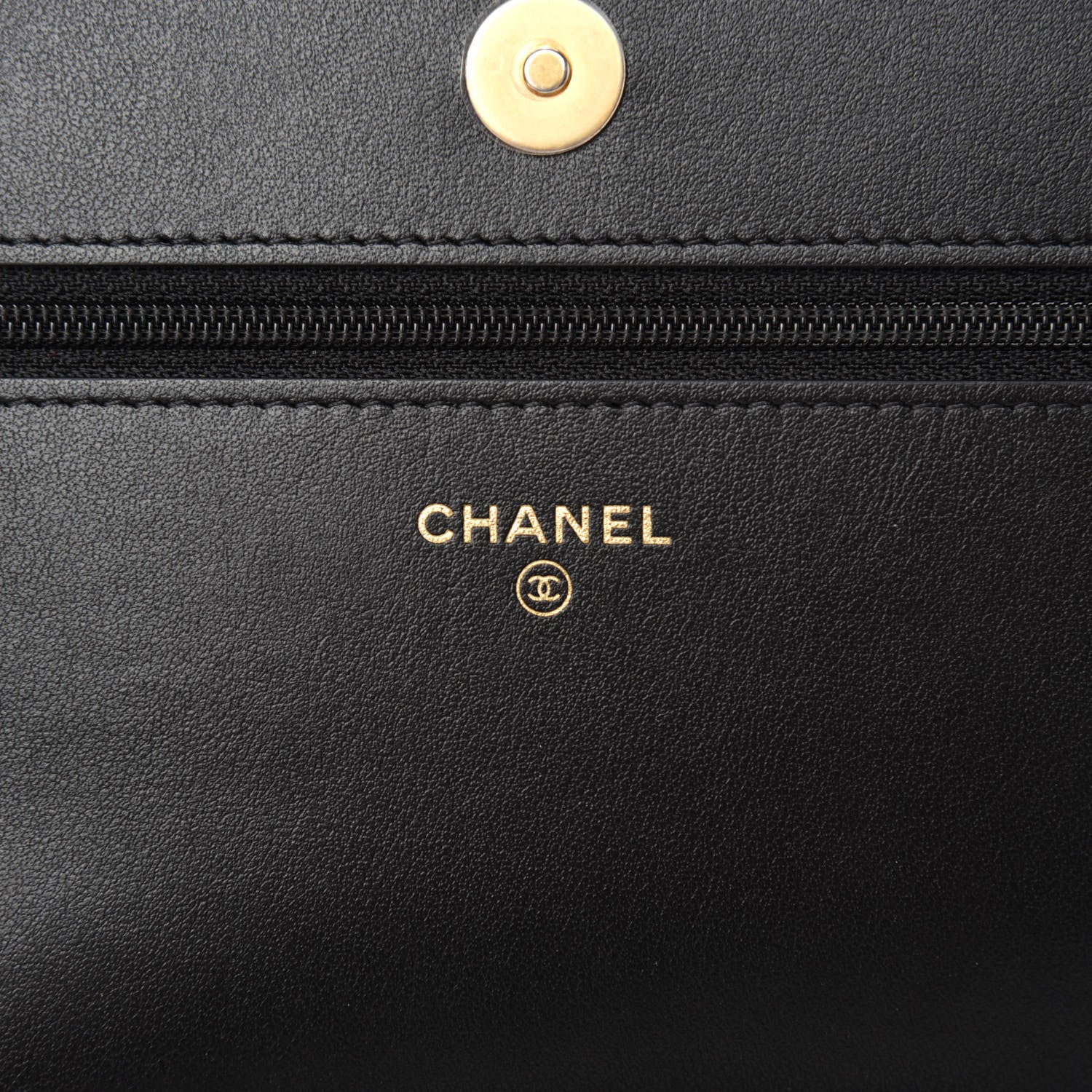 Chanel Caviar Quilted Boy Wallet On Chain WOC Black 8 of 12