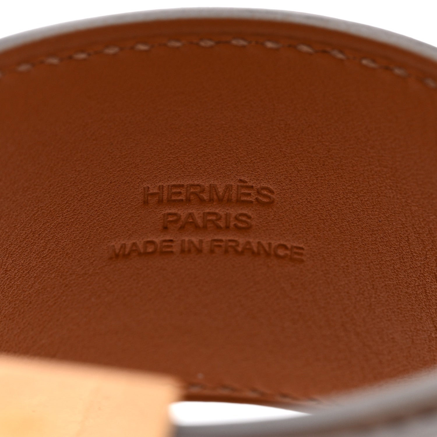 Hermes Swift Collier de Chien CDC Bracelet T2 Craie 4 of 7