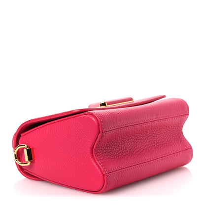 Louis Vuitton Taurillon Smooth Calfskin Scrunchie Twist One Handle PM Pondichery Pink 5 of 11