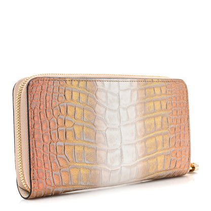 Louis Vuitton Alligator Zippy Wallet Golden Hour 3 of 13