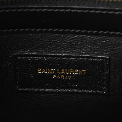 Saint Laurent Calfskin Small Manhattan Shopper Tote Black 6 of 10