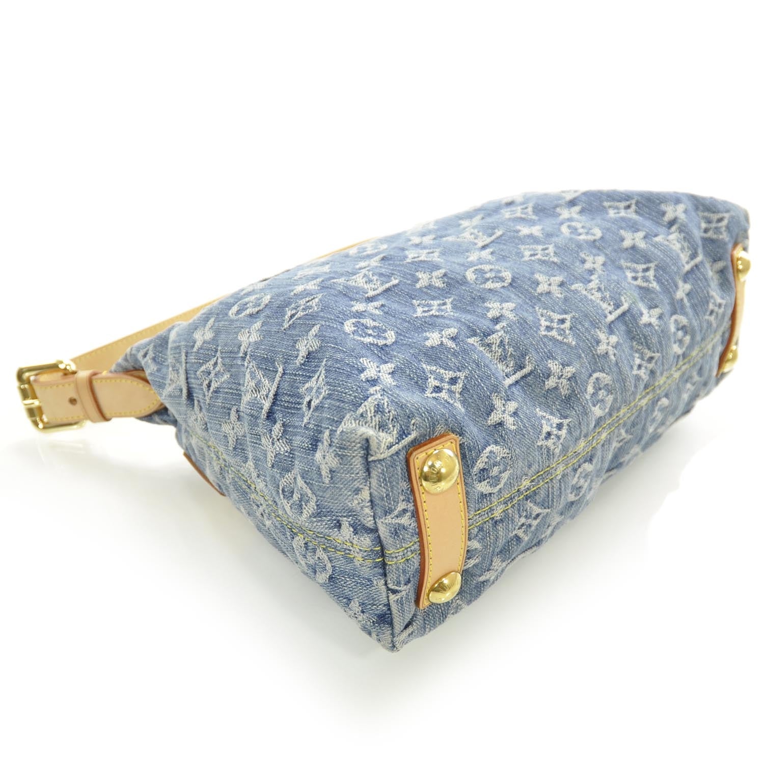Louis Vuitton Monogram Denim Baggy PM Blue 5 of 9