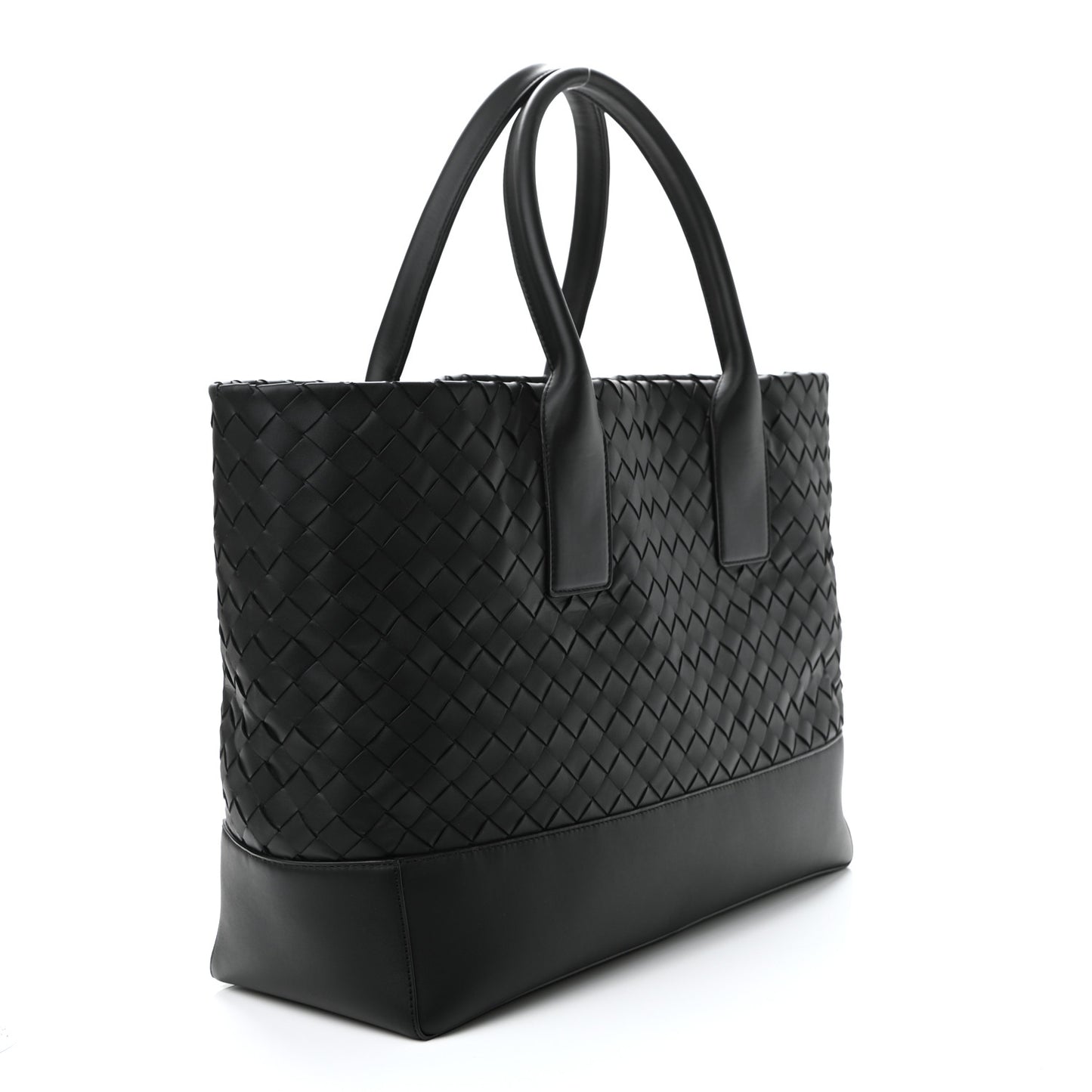 Nappa Intrecciato Large Cabat Black