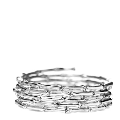 John Hardy Sterling Silver Bamboo Coil Bracelet 2 of 3