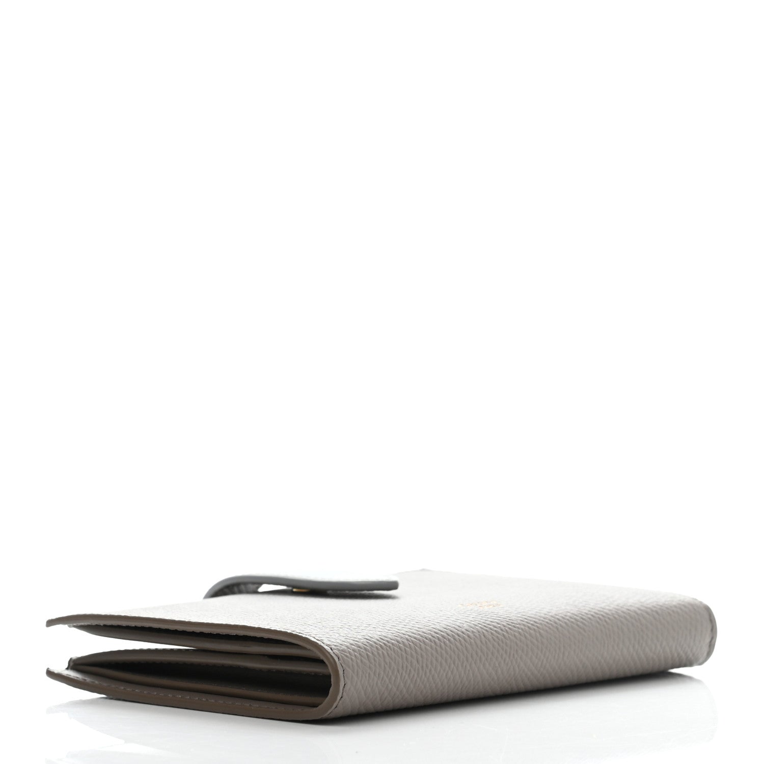 Celine Grained Calfskin Medium Multifunction Strap Wallet Pebble Mineral 4 of 8