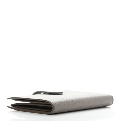Celine Grained Calfskin Medium Multifunction Strap Wallet Pebble Mineral 4 of 8