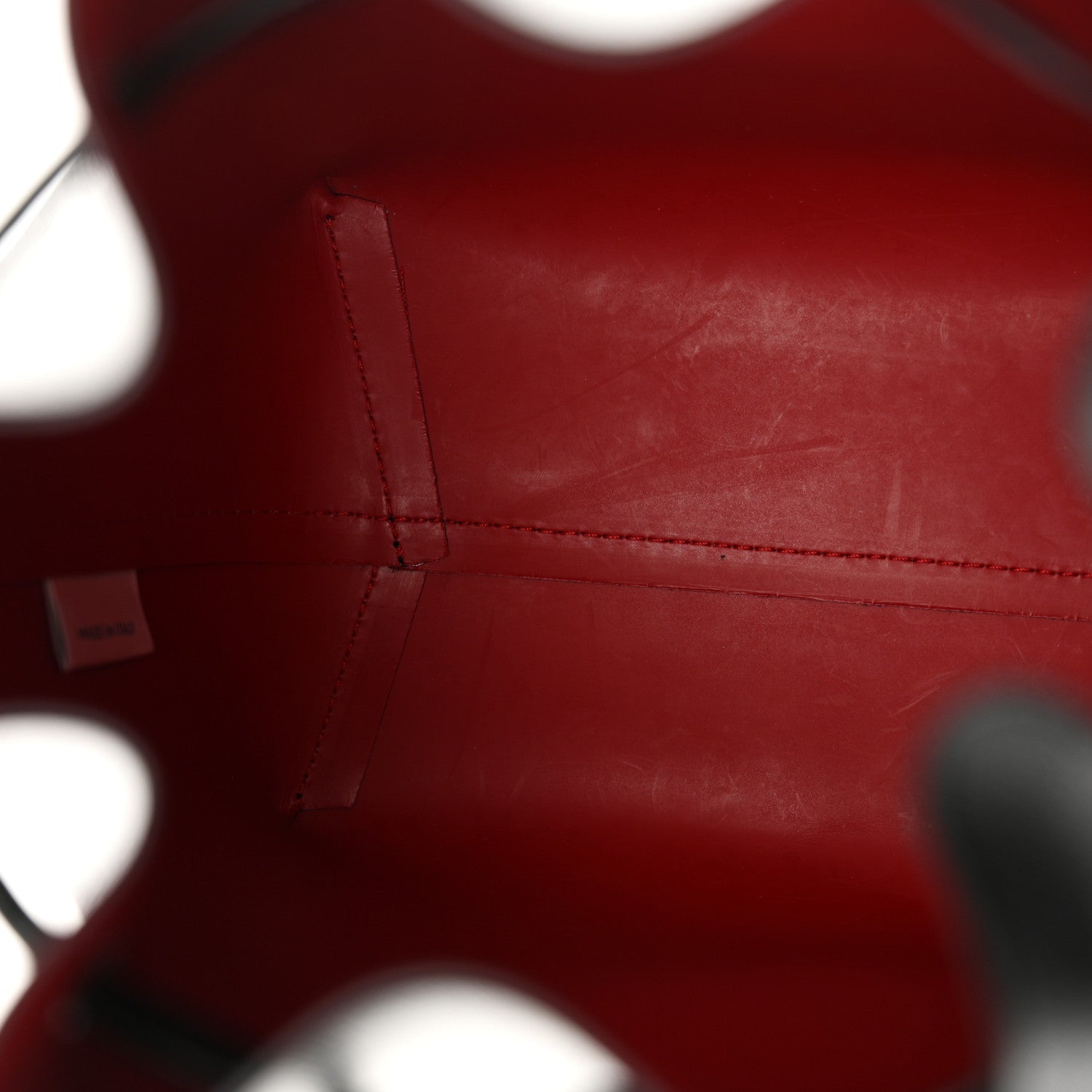 Mansur Gavriel Saffiano Bucket Bag Black Flamma 11 of 11