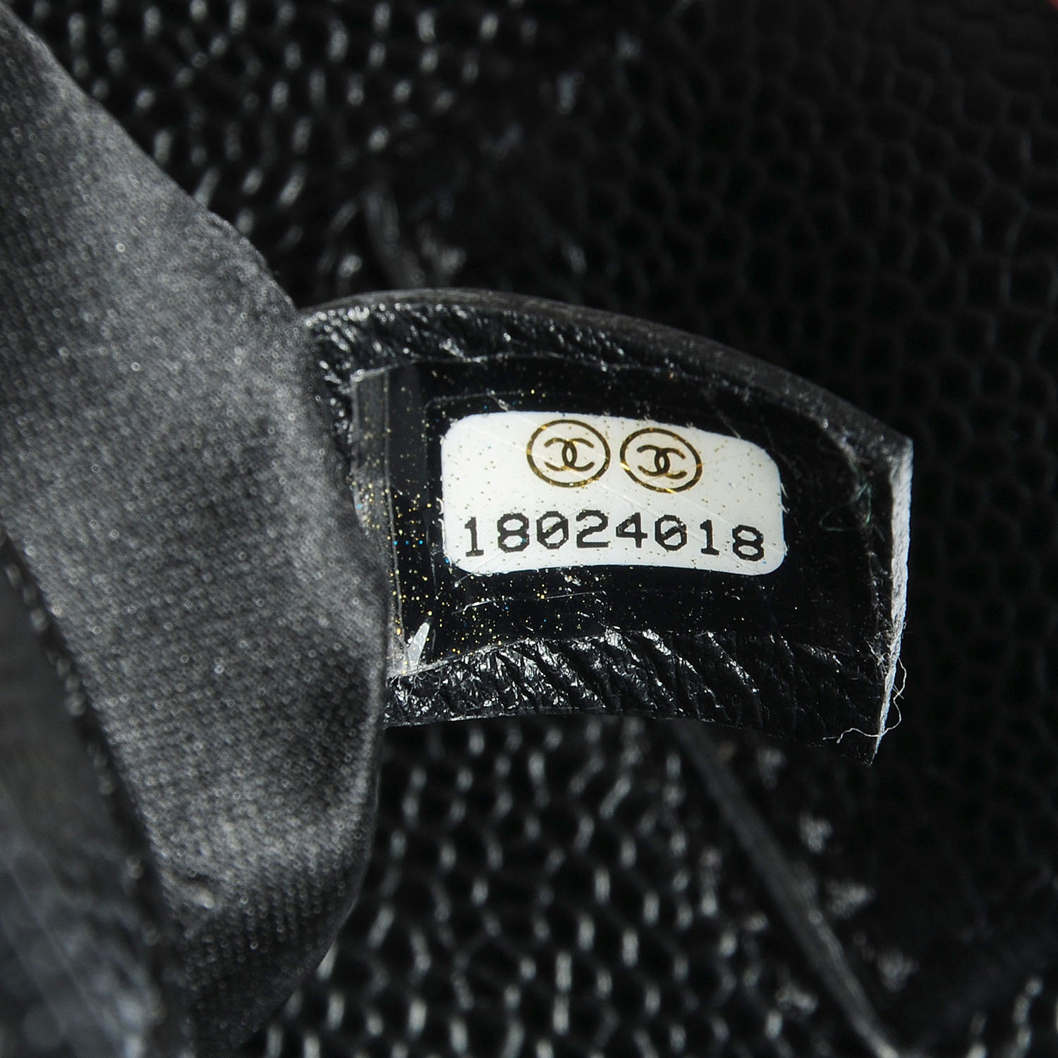 Chanel Caviar Petit Shopping Tote PST Black 8 of 8