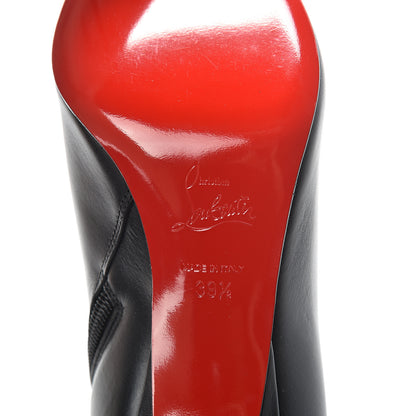 Christian Louboutin Calfskin Gorgona 85 Ankle Boots 39.5 Black 7 of 8