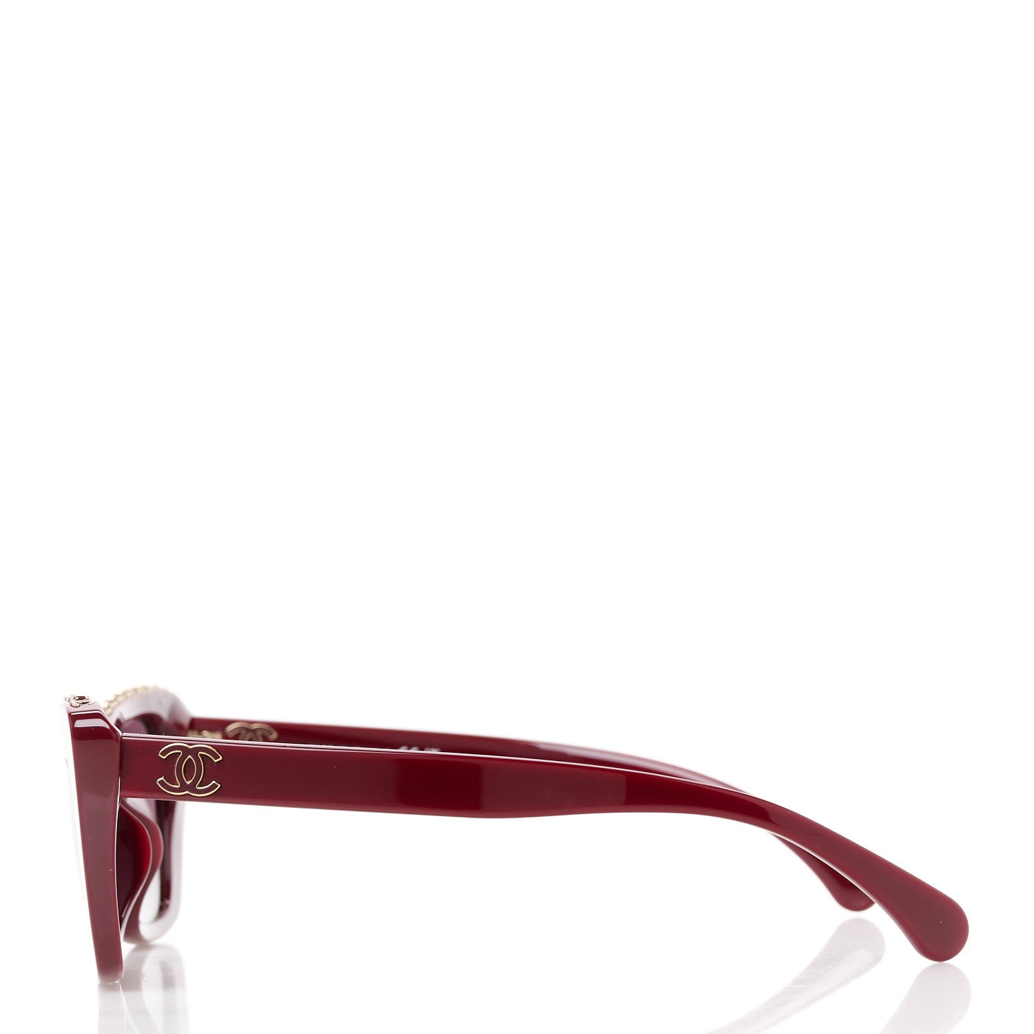 Chanel Acetate Butterfly Sunglasses 5540 Red 3 of 8