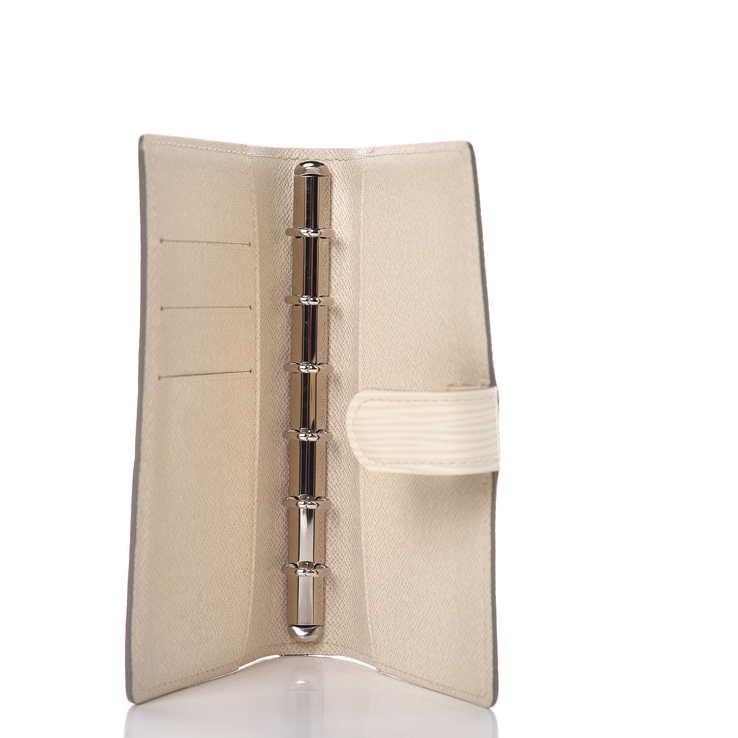 Louis Vuitton Epi Small Ring Agenda Cover Ivory Ivory 5 of 7